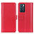 Funda de Cuero Cartera con Soporte Carcasa M14L para Oppo Reno6 5G Rojo