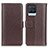 Funda de Cuero Cartera con Soporte Carcasa M14L para Realme 8 4G Marron