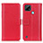 Funda de Cuero Cartera con Soporte Carcasa M14L para Realme C21 Rojo