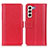 Funda de Cuero Cartera con Soporte Carcasa M14L para Samsung Galaxy S21 Plus 5G Rojo