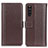 Funda de Cuero Cartera con Soporte Carcasa M14L para Sony Xperia 10 III Lite Marron