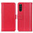 Funda de Cuero Cartera con Soporte Carcasa M14L para Sony Xperia 10 III Lite Rojo