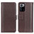 Funda de Cuero Cartera con Soporte Carcasa M14L para Xiaomi Poco X3 GT 5G Marron