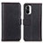 Funda de Cuero Cartera con Soporte Carcasa M14L para Xiaomi Redmi K40 Pro 5G Negro