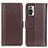 Funda de Cuero Cartera con Soporte Carcasa M14L para Xiaomi Redmi Note 10 Pro 4G Marron