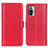 Funda de Cuero Cartera con Soporte Carcasa M14L para Xiaomi Redmi Note 10 Pro 4G Rojo