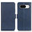 Funda de Cuero Cartera con Soporte Carcasa M15L para Google Pixel 8 5G Azul