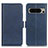 Funda de Cuero Cartera con Soporte Carcasa M15L para Google Pixel 8 Pro 5G Azul