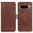 Funda de Cuero Cartera con Soporte Carcasa M15L para Google Pixel 8 Pro 5G Marron