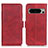 Funda de Cuero Cartera con Soporte Carcasa M15L para Google Pixel 8 Pro 5G Rojo