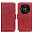 Funda de Cuero Cartera con Soporte Carcasa M15L para Huawei Honor Magic6 Lite 5G Rojo