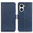 Funda de Cuero Cartera con Soporte Carcasa M15L para Huawei Nova 10 SE Azul