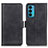 Funda de Cuero Cartera con Soporte Carcasa M15L para Motorola Moto Edge 20 5G Negro