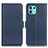 Funda de Cuero Cartera con Soporte Carcasa M15L para Motorola Moto Edge 20 Lite 5G Azul