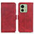 Funda de Cuero Cartera con Soporte Carcasa M15L para Motorola Moto Edge (2023) 5G Rojo