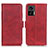 Funda de Cuero Cartera con Soporte Carcasa M15L para Motorola Moto Edge 30 Lite 5G Rojo