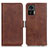 Funda de Cuero Cartera con Soporte Carcasa M15L para Motorola Moto Edge 30 Neo 5G Marron