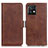 Funda de Cuero Cartera con Soporte Carcasa M15L para Motorola Moto Edge Plus (2023) 5G Marron