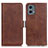 Funda de Cuero Cartera con Soporte Carcasa M15L para Motorola Moto G 5G (2023) Marron