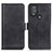 Funda de Cuero Cartera con Soporte Carcasa M15L para Motorola Moto G Play Gen 2 Negro