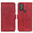 Funda de Cuero Cartera con Soporte Carcasa M15L para Motorola Moto G Play Gen 2 Rojo