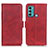 Funda de Cuero Cartera con Soporte Carcasa M15L para Motorola Moto G40 Fusion Rojo