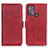 Funda de Cuero Cartera con Soporte Carcasa M15L para Motorola Moto G50 Rojo