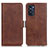 Funda de Cuero Cartera con Soporte Carcasa M15L para Motorola Moto G52j 5G Marron