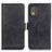 Funda de Cuero Cartera con Soporte Carcasa M15L para Nokia C02 Negro