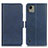 Funda de Cuero Cartera con Soporte Carcasa M15L para Nokia C110 Azul