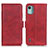 Funda de Cuero Cartera con Soporte Carcasa M15L para Nokia C12 Marron Claro