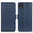 Funda de Cuero Cartera con Soporte Carcasa M15L para Nokia C2 2nd Edition Azul