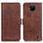 Funda de Cuero Cartera con Soporte Carcasa M15L para Nokia C20 Plus Marron