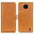 Funda de Cuero Cartera con Soporte Carcasa M15L para Nokia C20 Plus Marron Claro