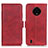 Funda de Cuero Cartera con Soporte Carcasa M15L para Nokia C200 Rojo