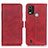 Funda de Cuero Cartera con Soporte Carcasa M15L para Nokia C21 Plus Rojo