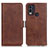 Funda de Cuero Cartera con Soporte Carcasa M15L para Nokia C22 Marron