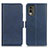 Funda de Cuero Cartera con Soporte Carcasa M15L para Nokia C32 Azul