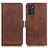 Funda de Cuero Cartera con Soporte Carcasa M15L para Nokia G100 Marron