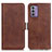 Funda de Cuero Cartera con Soporte Carcasa M15L para Nokia G310 5G Marron