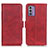 Funda de Cuero Cartera con Soporte Carcasa M15L para Nokia G310 5G Rojo