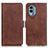 Funda de Cuero Cartera con Soporte Carcasa M15L para Nokia X30 5G Marron