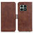 Funda de Cuero Cartera con Soporte Carcasa M15L para OnePlus 10 Pro 5G Marron