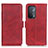 Funda de Cuero Cartera con Soporte Carcasa M15L para OnePlus Nord N200 5G Rojo