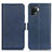 Funda de Cuero Cartera con Soporte Carcasa M15L para Oppo A94 4G Azul