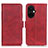 Funda de Cuero Cartera con Soporte Carcasa M15L para Oppo K11x 5G Rojo