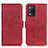 Funda de Cuero Cartera con Soporte Carcasa M15L para Realme 9 5G India Rojo