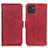 Funda de Cuero Cartera con Soporte Carcasa M15L para Samsung Galaxy A03 Rojo