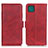 Funda de Cuero Cartera con Soporte Carcasa M15L para Samsung Galaxy F42 5G Rojo