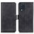 Funda de Cuero Cartera con Soporte Carcasa M15L para Samsung Galaxy M32 4G Negro